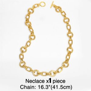 Necklaces | Mila Chunky Circular Tone Collar Necklace – Womens Necklaces Necklaces