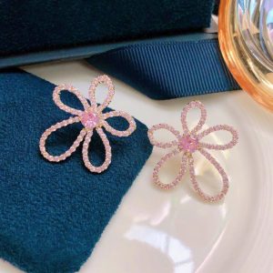 Earrings | Maurea Statement Flower Stud Earrings – Womens Earrings Earrings