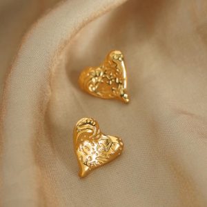 Earrings | Wren Flying Bird Plated Stud Earrings – Womens Earrings Earrings